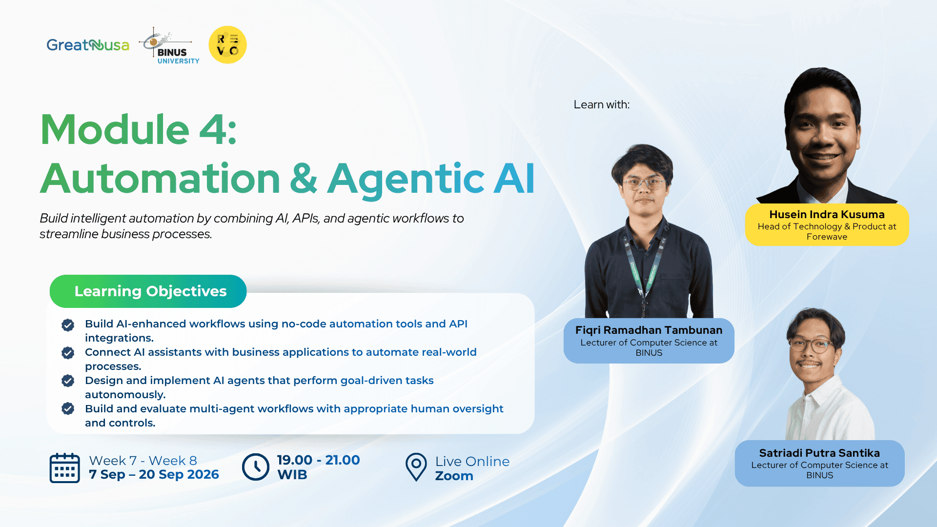 [B2 Applied AI, Analytics and Automation Program] Module 4 - Automation and Agentic AI