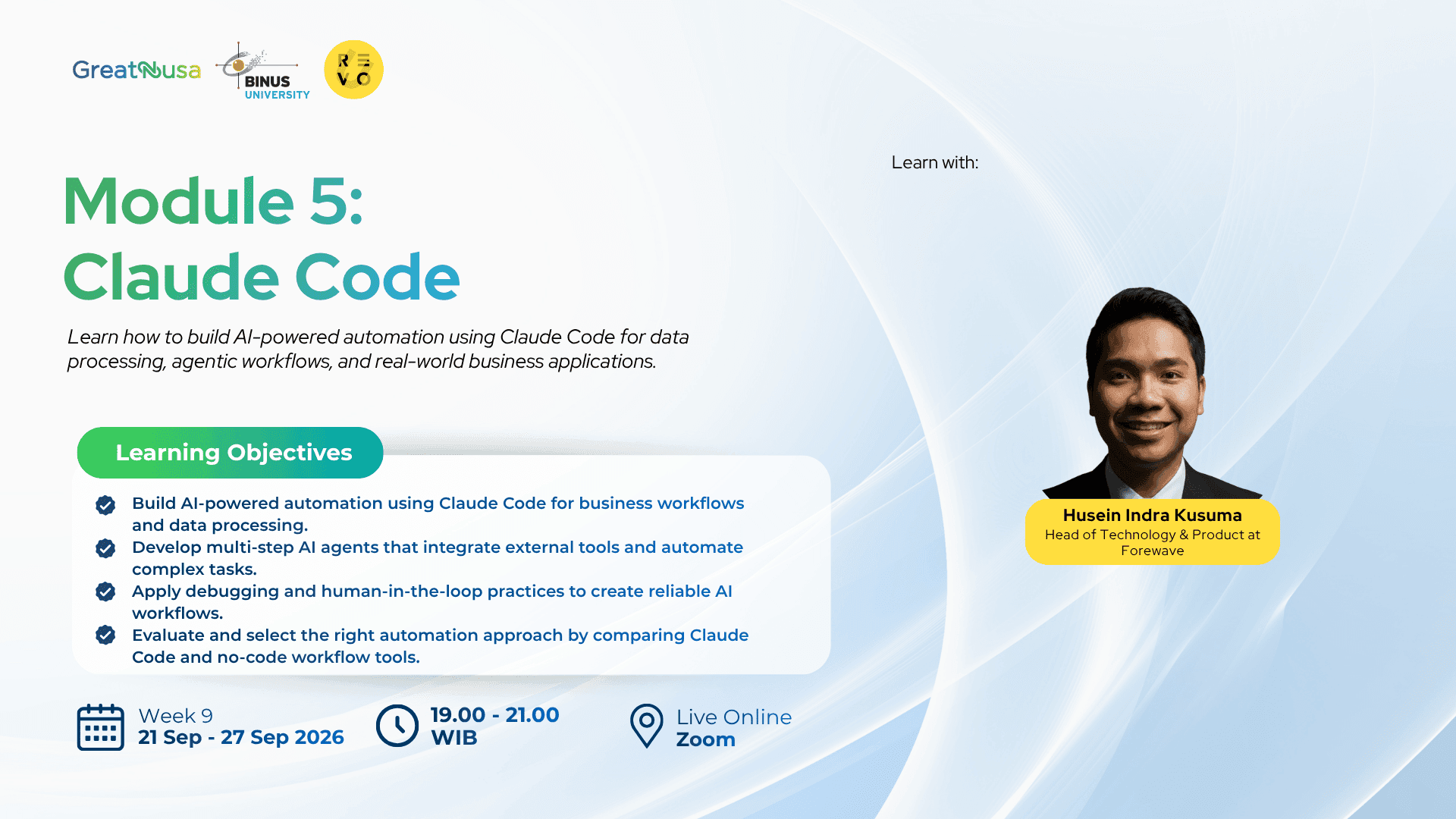 [B2 Applied AI, Analytics and Automation Program] Module 5 - Claude Code