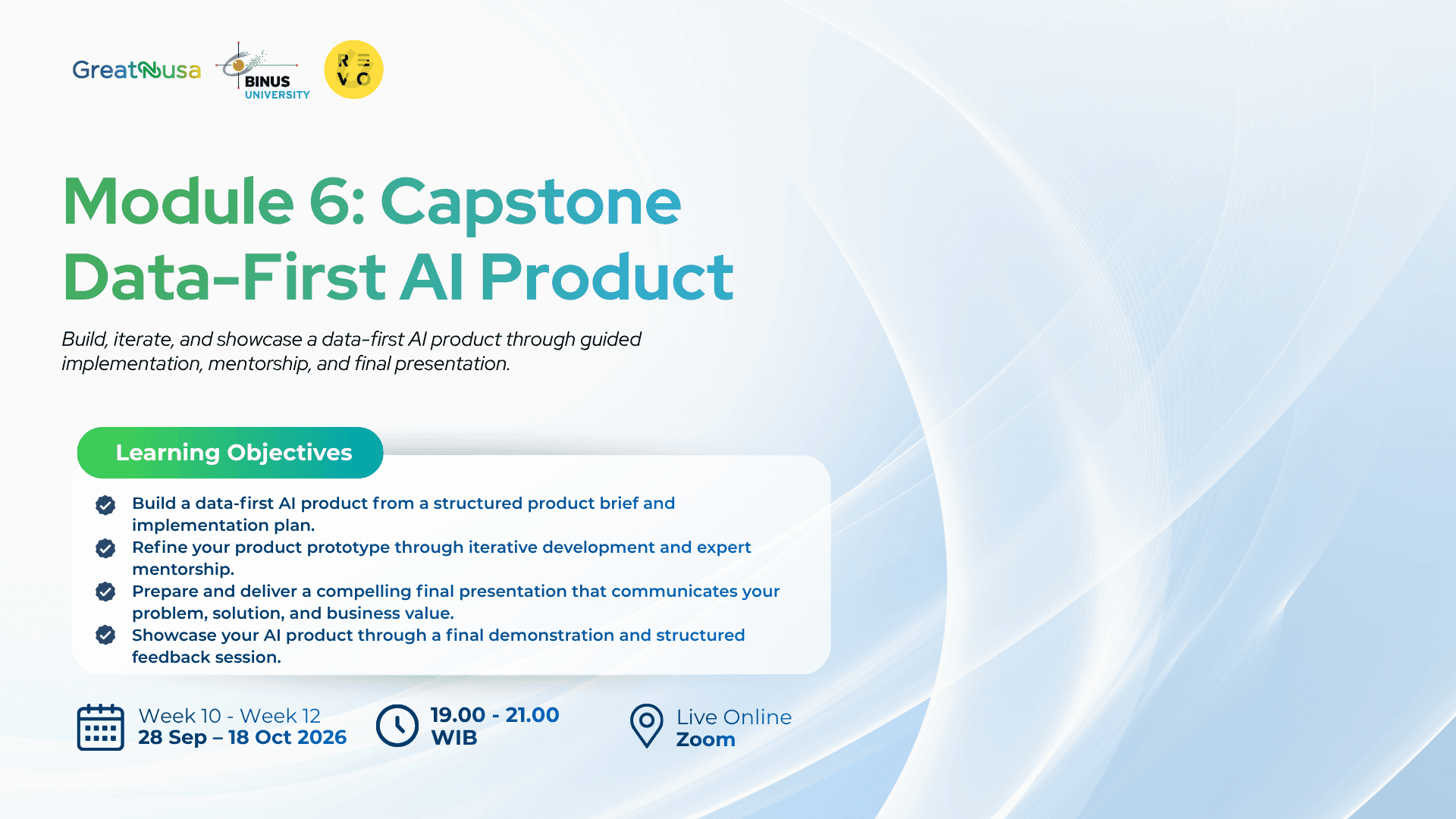 [B2 Applied AI, Analytics and Automation Program] Module 6 - Capstone: Data-First AI Product