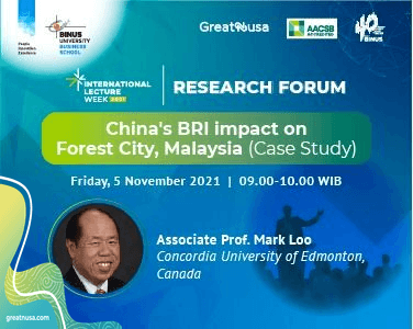 China's BRI impact on Forest City, Malaysia (Case Study)