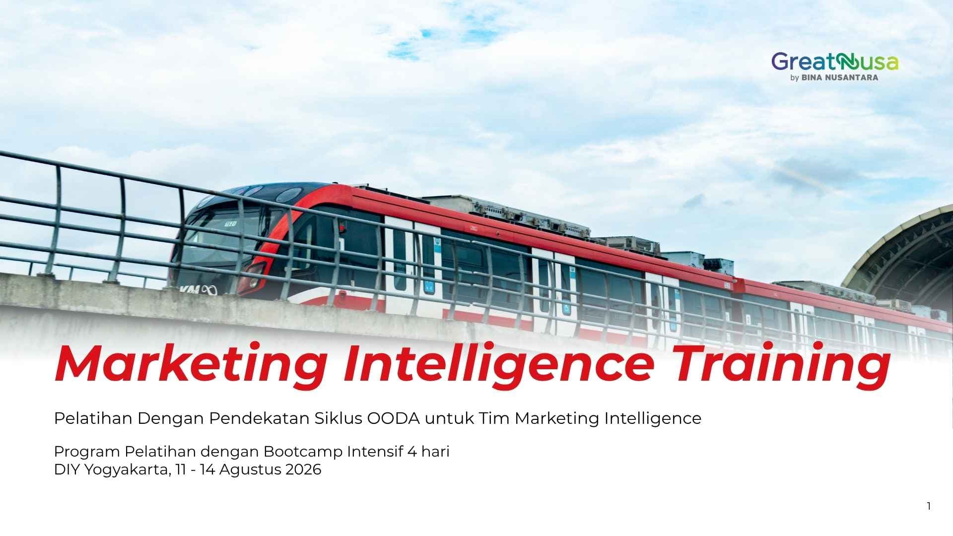 Marketing Intelligence Training