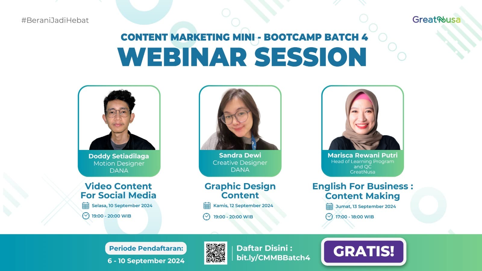 Content Marketing Mini-Bootcamp: Batch 4 - Webinar Session