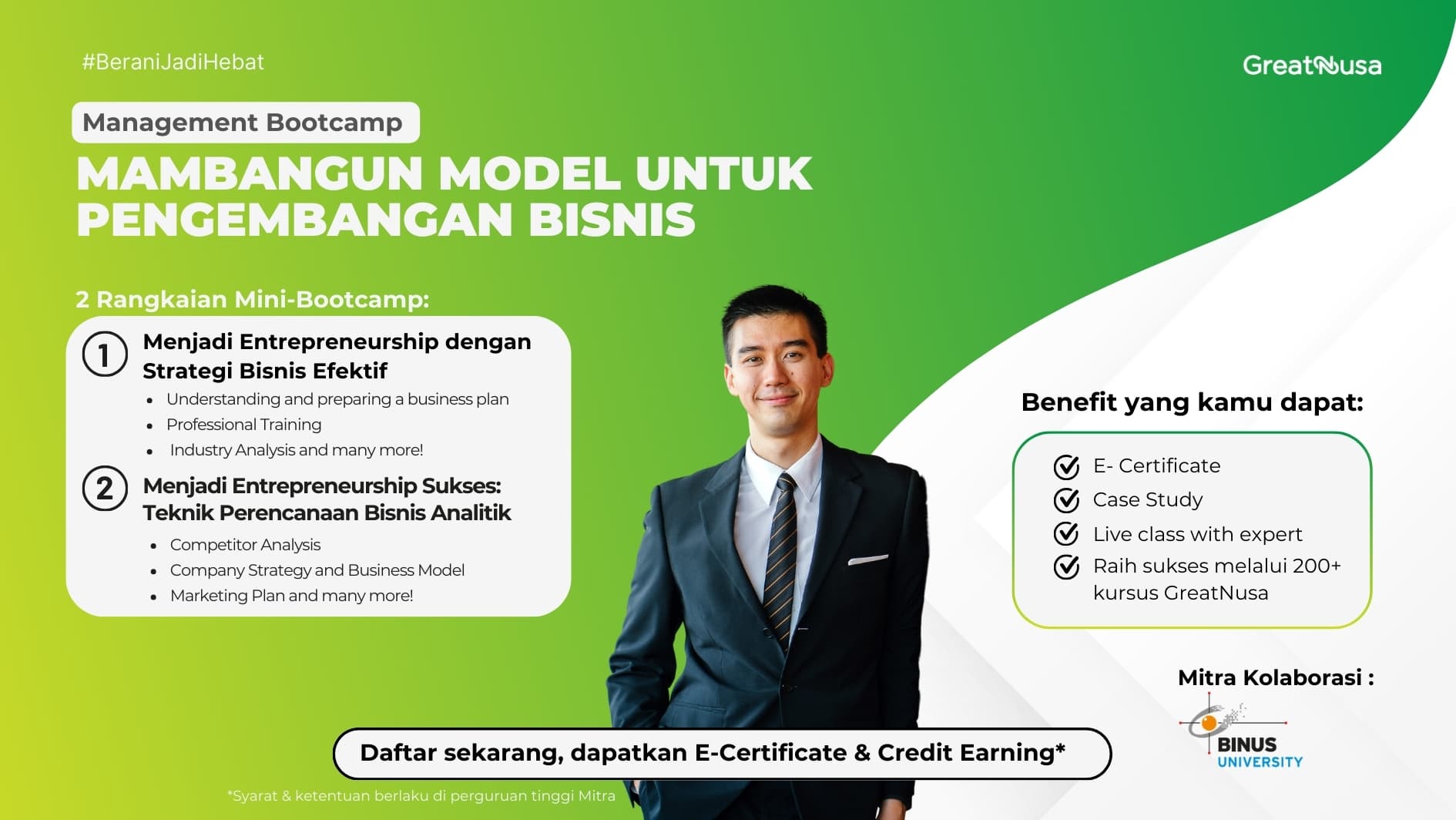 Management Bootcamp - Membangun Model Untuk Pengembangan Bisnis