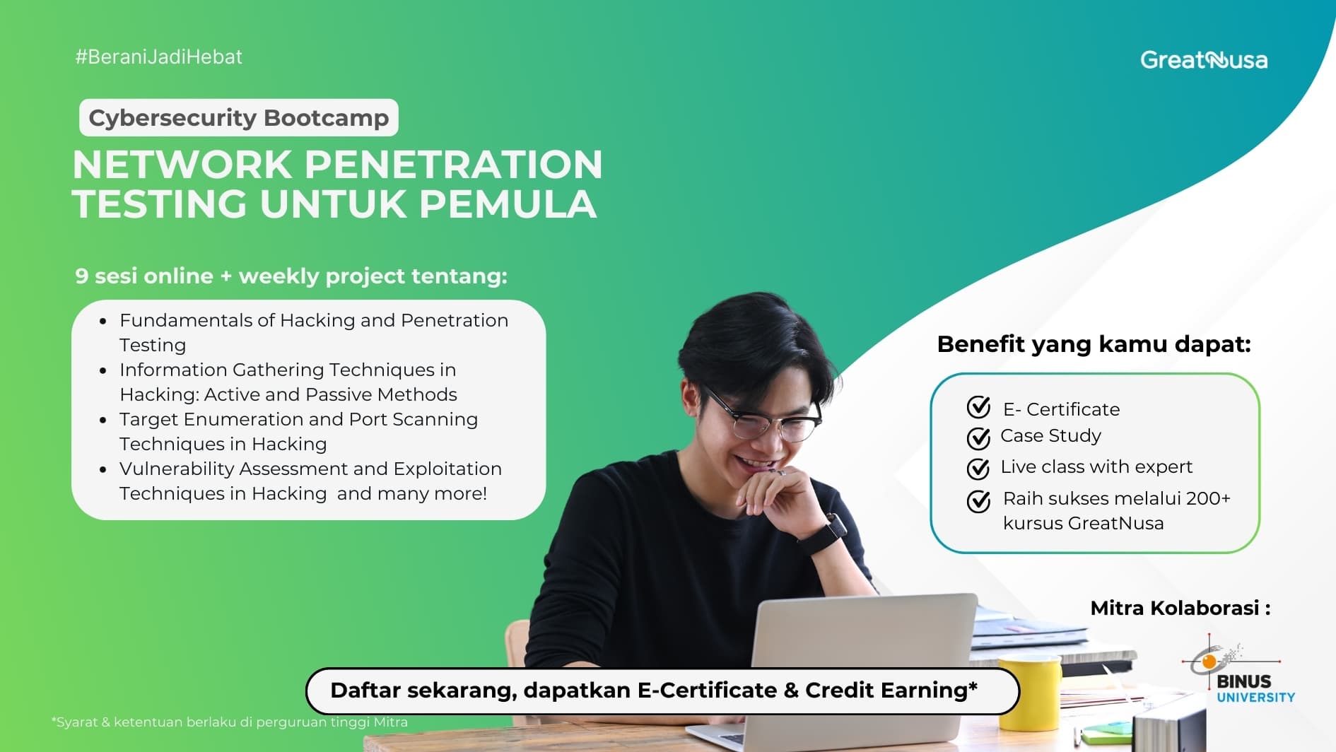 Cybersecurity Bootcamp - Network Penetration Testing Untuk Pemula