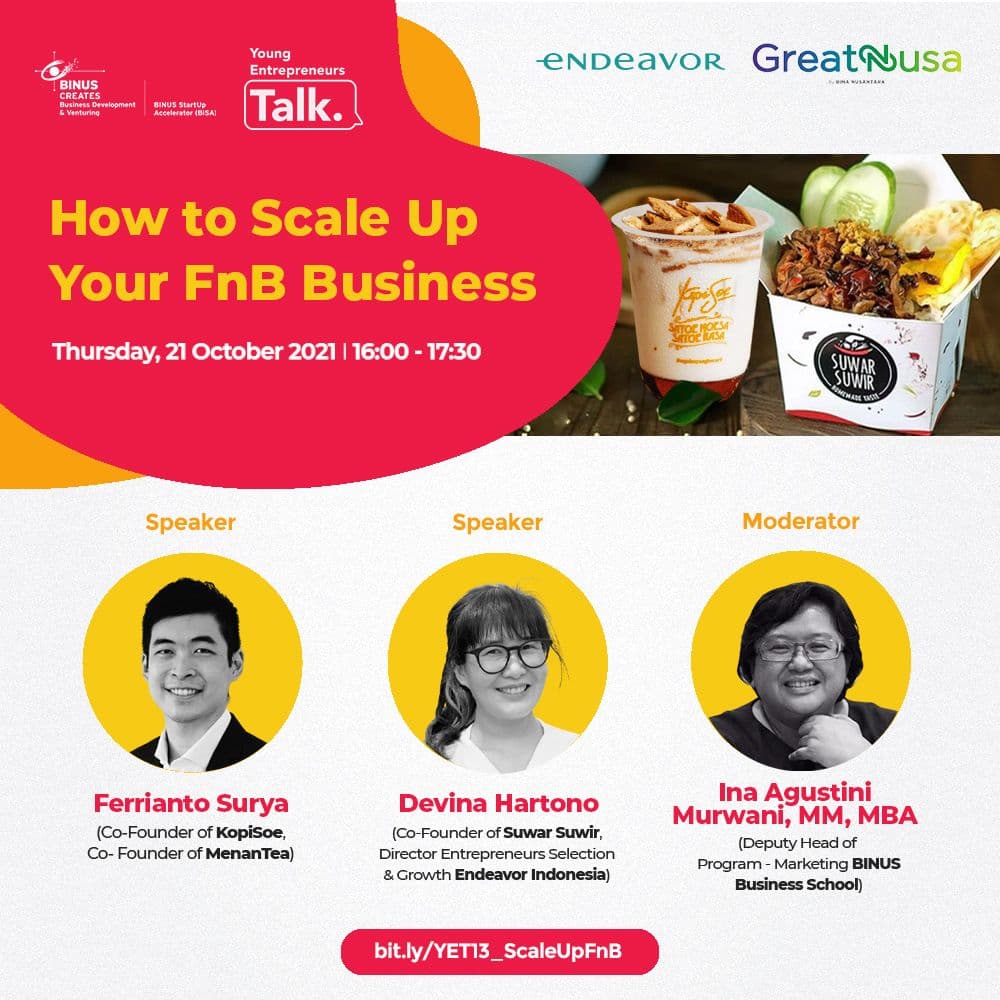 Young Entrepreneurs Talk: How to Scale Up Your FnB Business