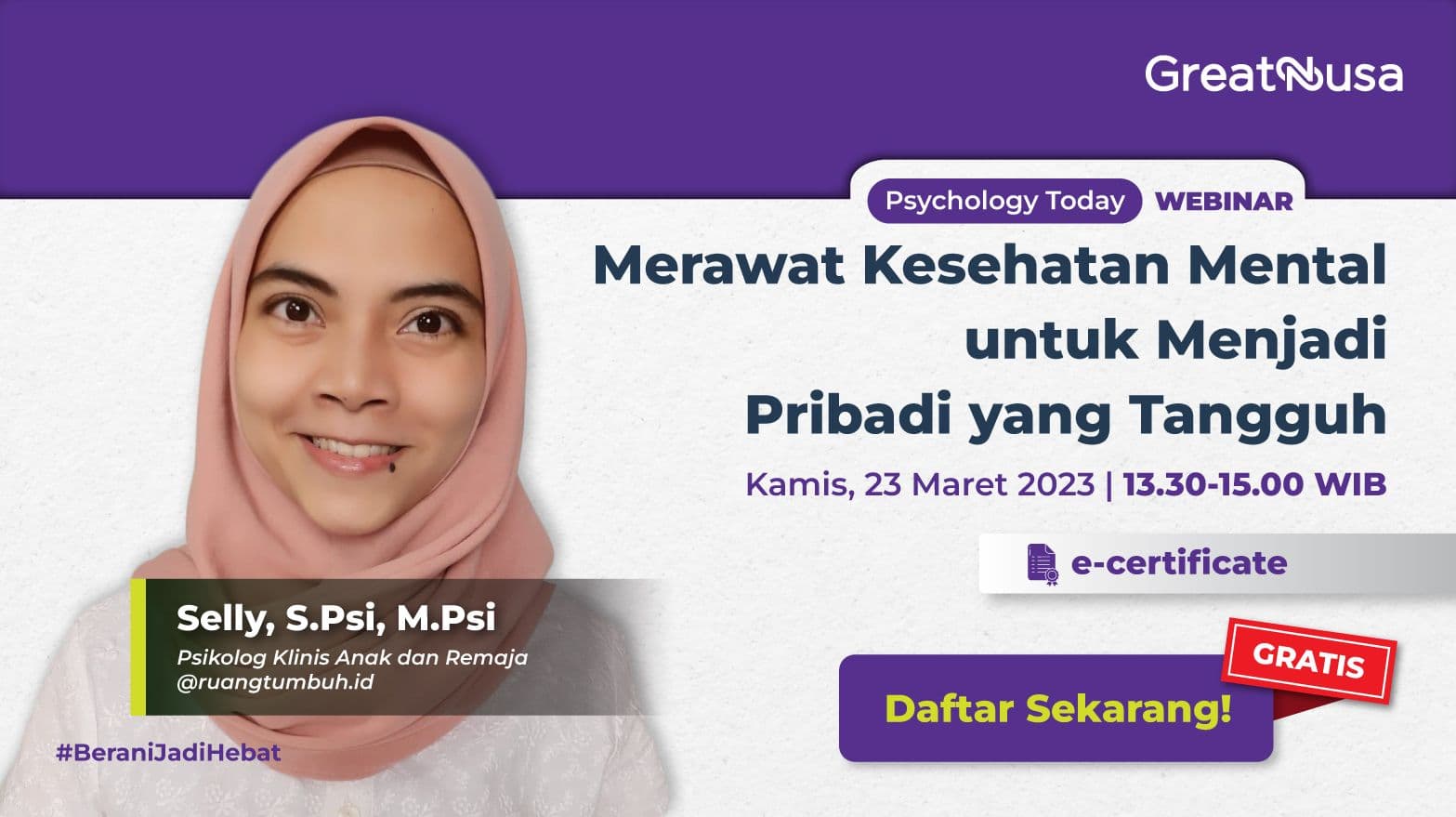 Merawat Kesehatan Mental untuk Menjadi Pribadi yang Tangguh