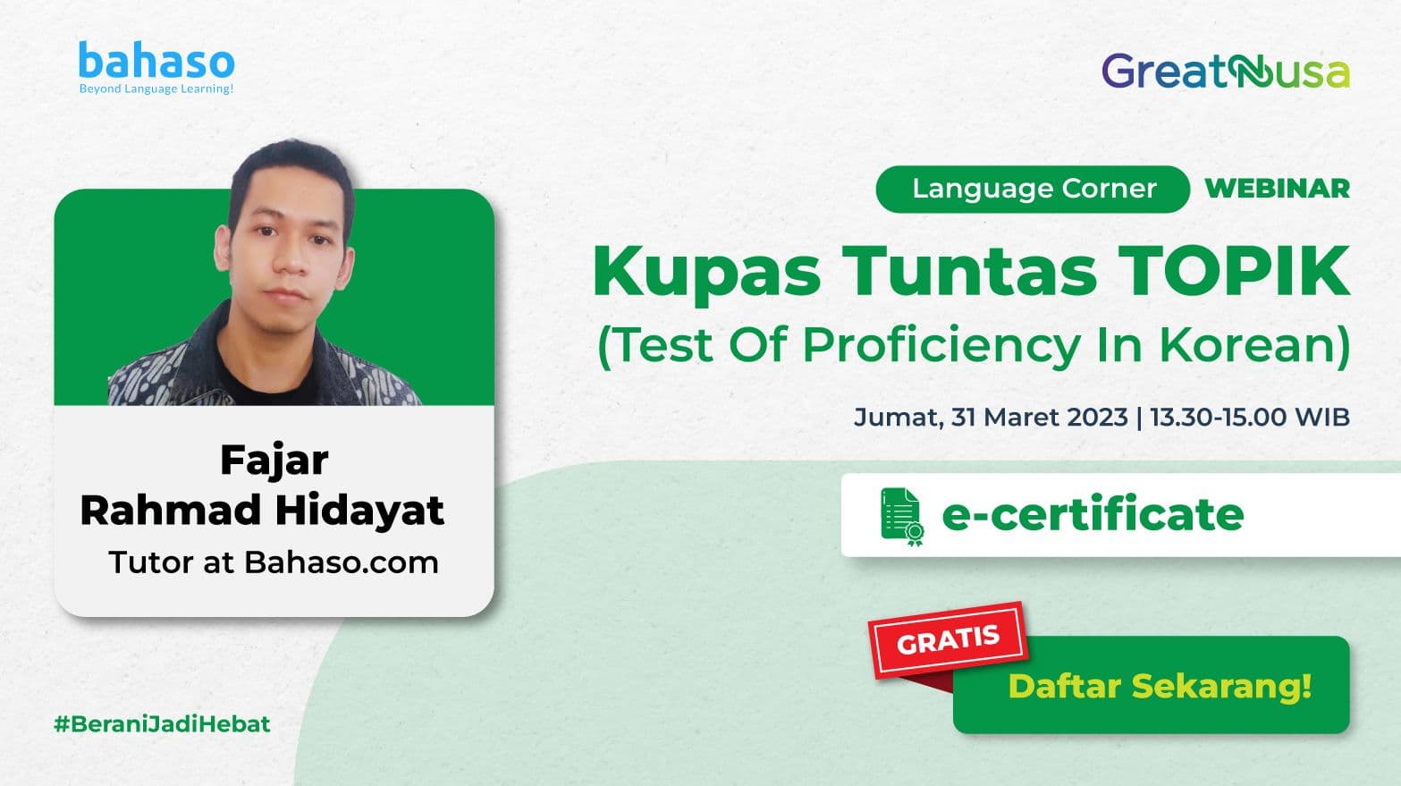 Kupas Tuntas TOPIK (Test Of Proficiency In Korean)